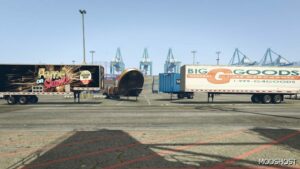 GTA 5 Vehicle Mod: Semitrailers Rework Replace V0.3 (Featured)