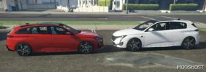 GTA 5 Vehicle Mod: Peugeot 308 GT Hybride 2022 Add-On V Final (Image #4)