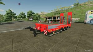 FS22 Trailer Mod: Machine Carrier LOUAULT (Featured)