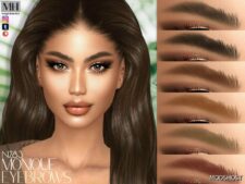 Sims 4 Eyebrows Hair Mod: Monique Eyebrows N283 (Featured)