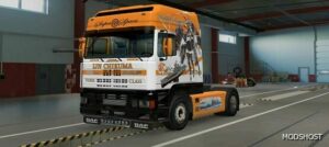 ETS2 DAF Mod: Azur Lane: IJN Chikuma Skin for DAF 95 ATI (Image #3)