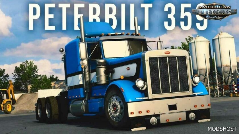 ATS Peterbilt Truck Mod: 359 + Interior V1.2 by Outlaw 1.49 (Featured)