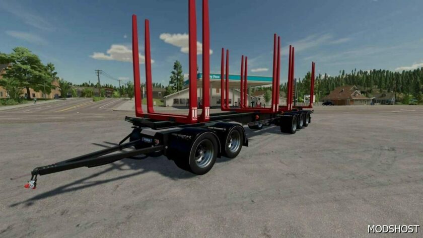 FS22 Mod: Närko Timber Trailer V1.5 (Featured)