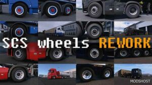 ETS2 Wheels Part Mod: SCS Wheels Rework V1.0.2 (Featured)