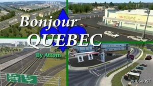 ATS Map Mod: Bonjour Quebec V0.0.9 1.49 (Featured)