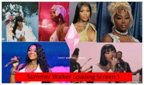 Sims 4 Mod: Summer Walker Loading Screen (Featured)