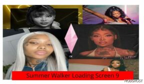 Sims 4 Mod: Summer Walker Loading Screen (Image #9)