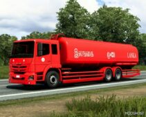 ETS2 Trailer Mod: Ceypetco Fuel Bowser Tanks (Image #3)