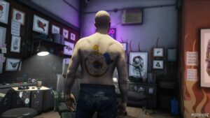 GTA 5 Player Mod: Homer Simpson Tattoo (Image #2)