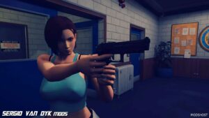 GTA 5 Player Mod: Jill Valentine Classic (MAI Shiranui) Add-On PED | Replace V2.1 (Image #4)