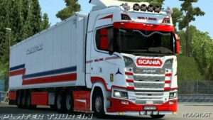 ETS2 Scania Mod: Combo Skin M1 for Scania S & SCS Trailer by Player Thurein (Featured)