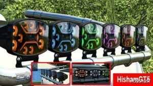 ETS2 Part Mod: Strands Dark Knight LED Lamp Pack V1.0.1 (Featured)