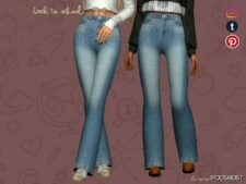 Sims 4 Female Clothes Mod: Jeans – MBT66 (Featured)