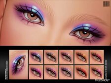 Sims 4 Female Makeup Mod: Eyeshadow N276 (Featured)