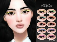 Sims 4 Eyeliner Makeup Mod: A138 (Featured)