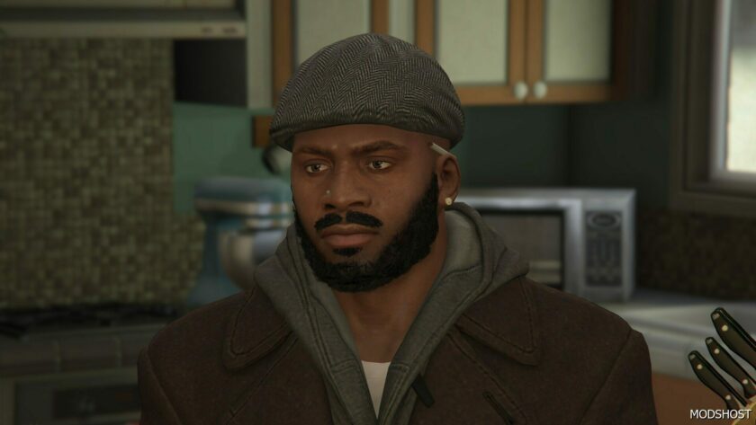 GTA 5 Player Mod: Franklin | Slim Beard V1.1 (Featured)