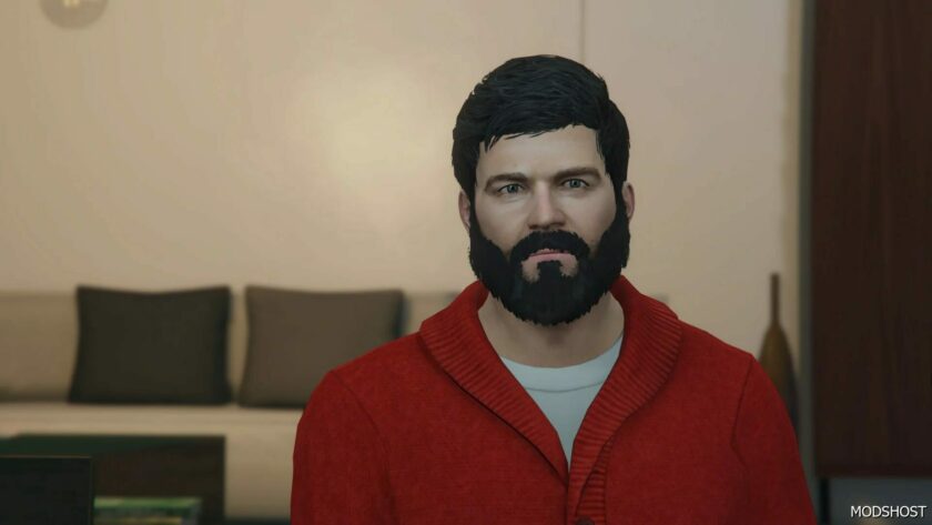 GTA 5 Player Mod: Michael | Medium Clean CUT Hair (Featured)