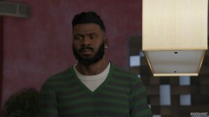 GTA 5 Player Mod: Franklin | Short Afro Fade (Image #2)