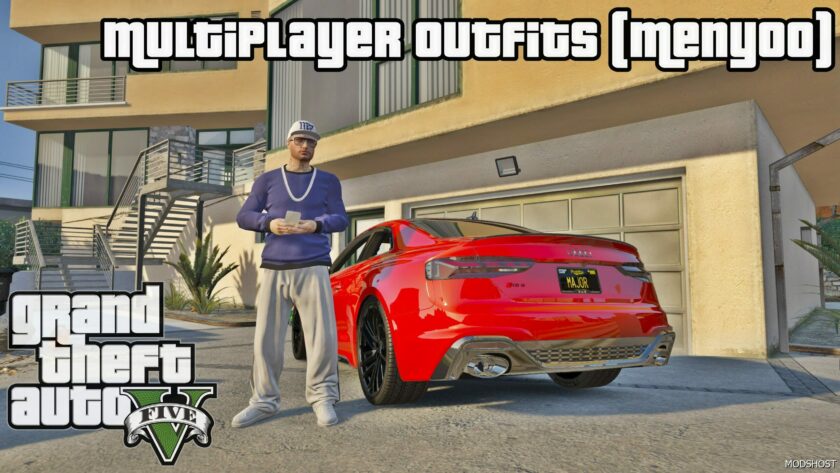 GTA 5 Mod: Multiplayer Outfits (Menyoo) for SP (Featured)