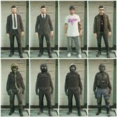 GTA 5 Mod: Multiplayer Outfits (Menyoo) for SP (Image #3)