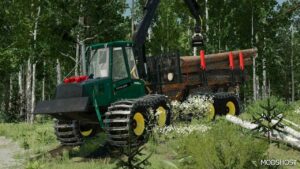 FS22 Mod: Timberjack 1410D Loadflex (Featured)