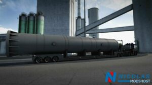 ETS2 Mod: Nicolas Tractomas TR8X8 + Multi Axle Line Large Load Trailer 1.49 (Image #3)