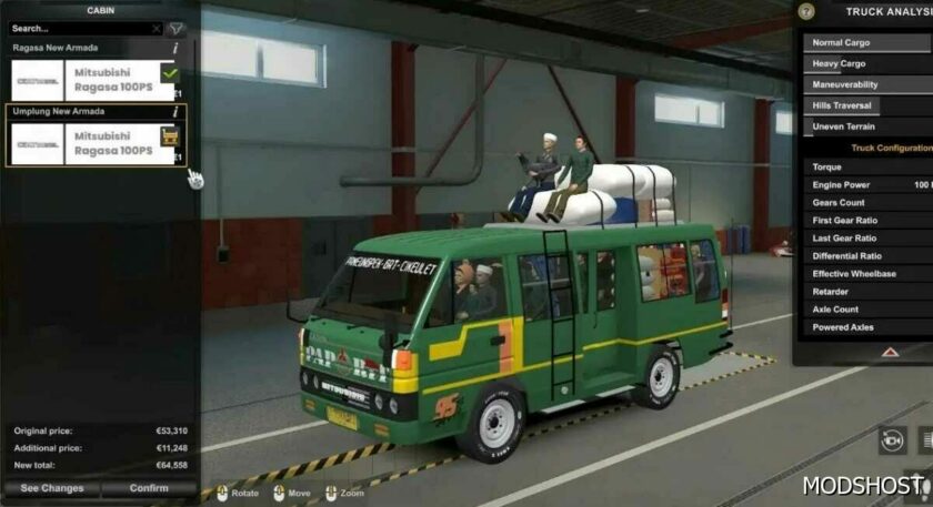 ATS Bus Mod: Mitsubishi Ragasa & Umplung ELF V2.0 1.49 (Featured)