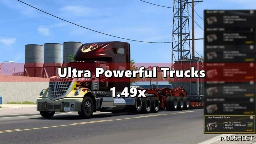 ATS Engines Part Mod: 1000 HP for ALL Trucks 1.49 (Featured)