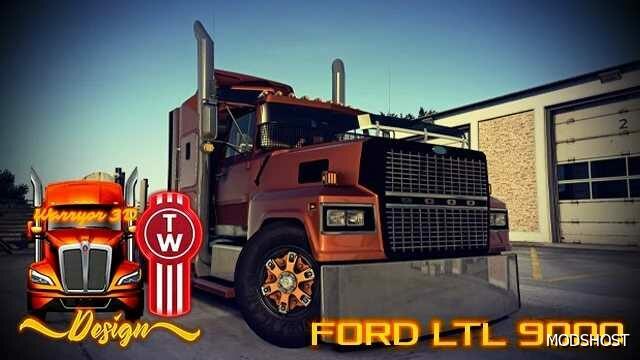 ATS Ford Truck Mod: LTL9000 Prime V1.1 1.49 (Featured)