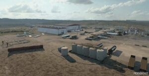 ATS Map Mod: Death Highway OIL Field Yard (Texas) 1.49 (Image #4)