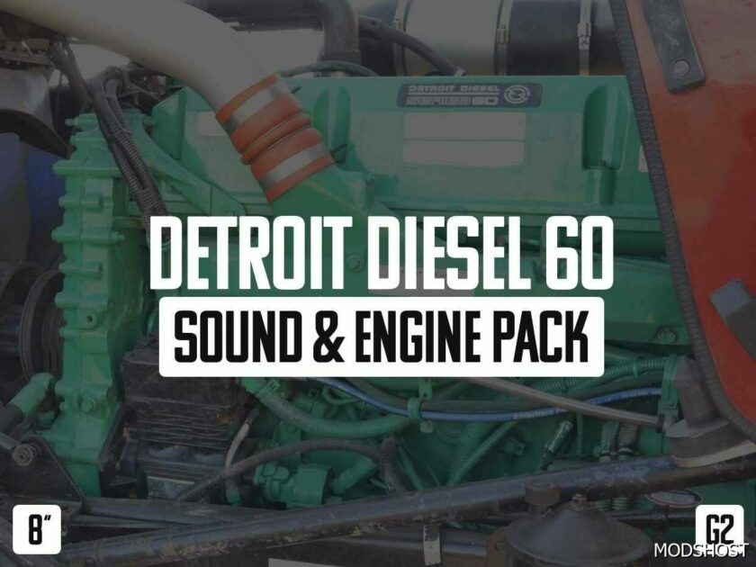 ATS Engines Mod: DD60 (14L) Sound & Engine Pack 1.49 (Featured)