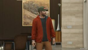 GTA 5 Player Mod: Michael | Hoodie V1.1 (Image #4)