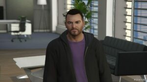 GTA 5 Player Mod: Michael | Hoodie V1.1 (Image #5)