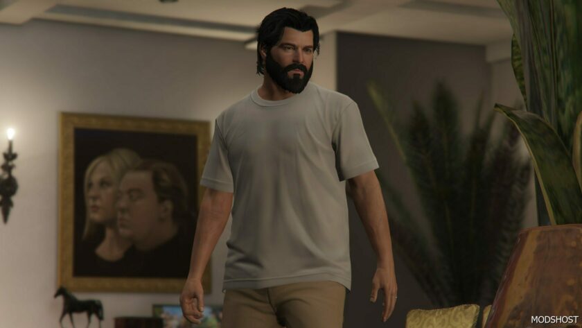 GTA 5 Player Mod: Michael | T-Shirt (Featured)