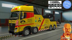 ETS2 Mercedes-Benz Mod: Actros Mpiv Cranetruck ETS2 1.49 (Image #2)