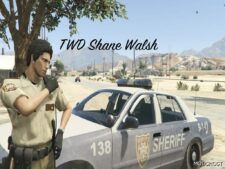 GTA 5 Player Mod: TWD Shane Walsh Addon-Ped V2.5 (Featured)