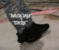 GTA 5 Player Mod: Franklin Balenciaga Track Shoes (Featured)