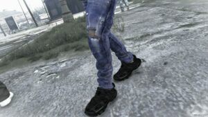 GTA 5 Player Mod: Franklin Balenciaga Track Shoes (Image #3)