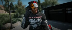 GTA 5 Player Mod: Bape Beanies Sp/Mp Male (Image #3)