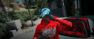 GTA 5 Player Mod: Bape Beanies Sp/Mp Male (Image #4)