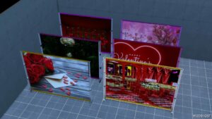 Sims 4 Object Mod: Valentine Backdrop (Featured)