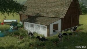 FS22 Placeable Mod: Small Barn with Stable (Image #5)