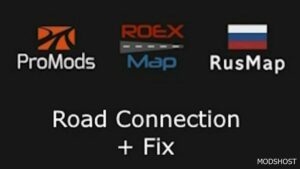 ETS2 RusMap Mod: Roex – Promods – Rusmap RC FIX (Featured)