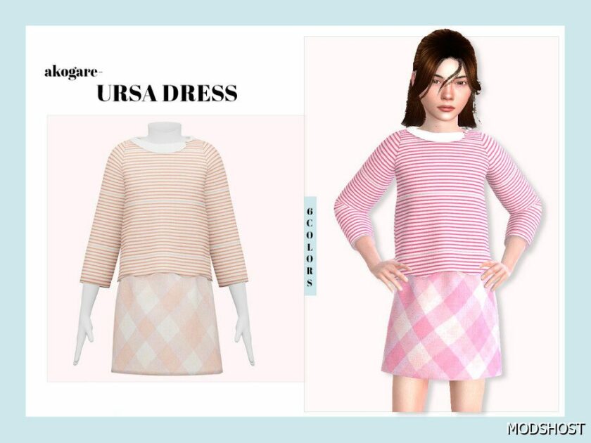 Sims 4 Dress Clothes Mod: Ursa Dress (Featured)