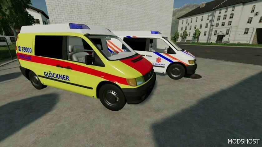 FS22 Mercedes-Benz Vehicle Mod: Vito 1996 KTW (Featured)