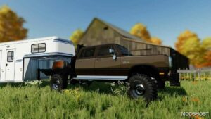 FS22 Car Mod: 1991 RAM W250 Shortbox Crew V2.0 (Featured)