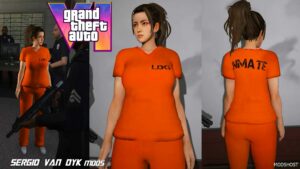 GTA 5 Player Mod: Lucia VI – Inmate “Trailer 1” (GTA 6) Add-On PED | Replace (Featured)