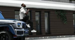 GTA 5 Player Mod: AIR Force 1 Dior for Franklin (Image #2)