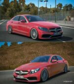 ETS2 Mercedes-Benz Car Mod: Mercedes AMG C63 S 2017 1.49 (Featured)