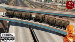 ATS Mod: Arctic LOG Trailers 1.49 (Image #3)